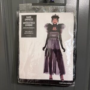 NWT Dark Empress Halloween Costume with Black and Purple Details
